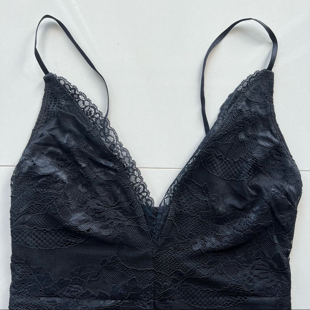 Urban Outfitters Out From Under Black Lace Bodysuit - Picture 2 of 4